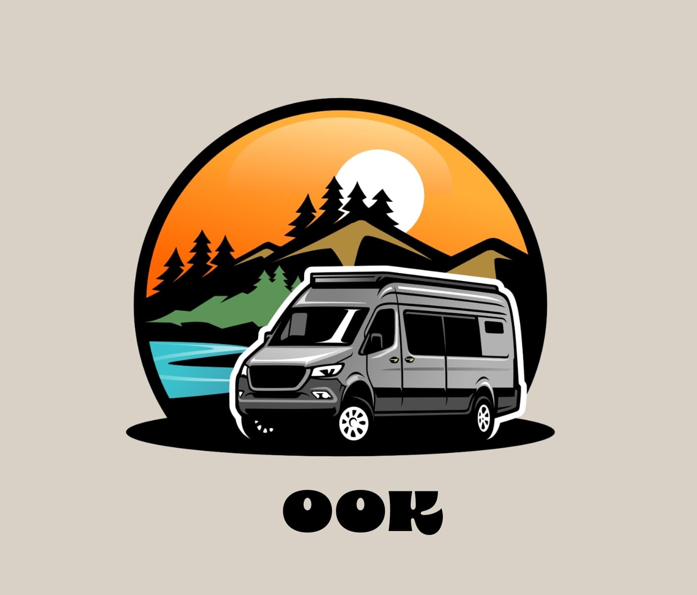 Logotipo de marca para Transporte - Identidad OOK.es